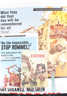 Lot 751 - Tobruk, 1966 U.S. one sheet film poster,...