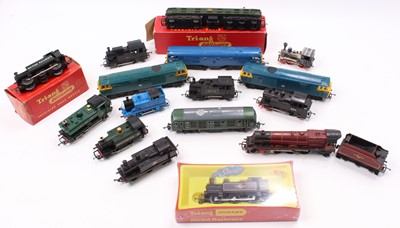 Lot 349 - Thirteen locos, mainly Hornby; R351 electric...