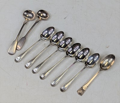 Lot 291 - A set of six Edwardian silver coffee spoons,...