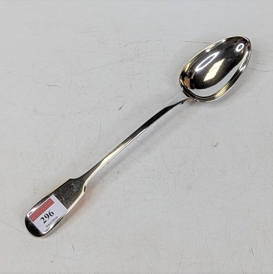 Lot 296 - A Victorian silver basting spoon, in the...