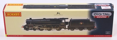 Lot 369 - R2995XS Hornby BR black 5, 4-6-0 loco & tender...