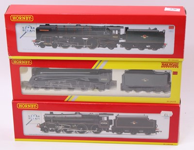 Lot 370 - Three Hornby locos & tenders, all DCC ready or...