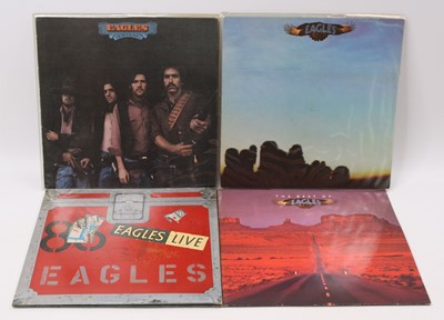 Lot 586 - Eagles - a collection of LPs to include: One...