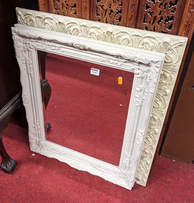 Lot 1168 - Two contemporary French style white painted...
