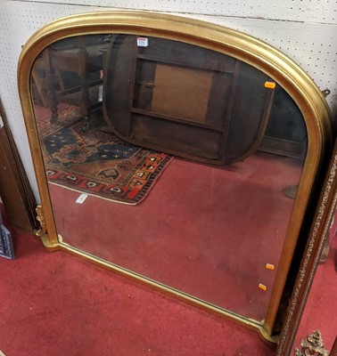 Lot 1174 - A contemporary gilt framed moulded arched over...