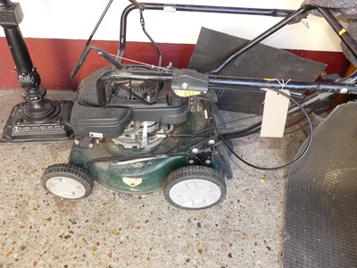 Lot 1188 - A Webb petrol driven lawnmower, with grass...