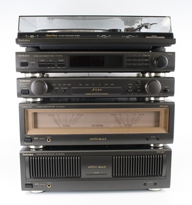 Lot 723 - A Techincs seperates stereo system, components...
