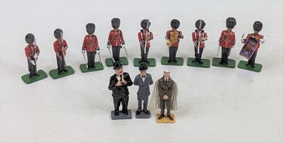 Lot 422 - A collection of Britains painted lead figures...