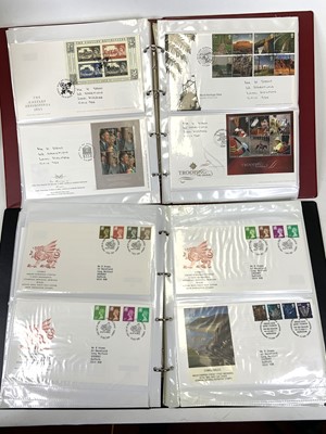 Lot 464 - GB - Six albums of first day covers. Some...