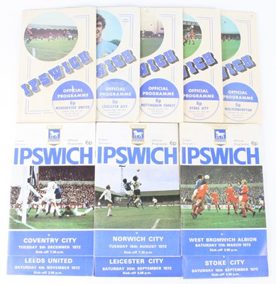 Lot 813 - A collection of Ipswich Town F.C. home fixture...