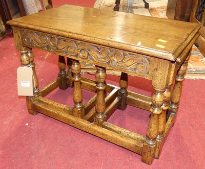 Lot 1302 - A contemporary Ipswich joined oak nest of...