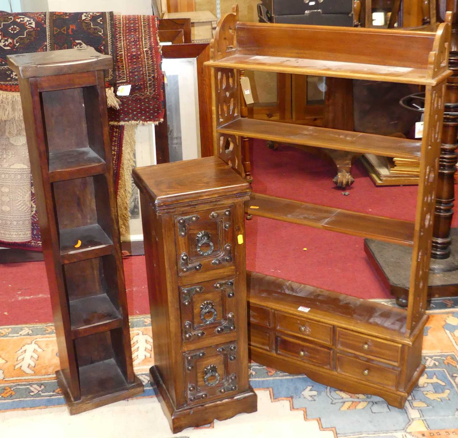 Lot 1342 - *Contemporary Eastern teak occasional...