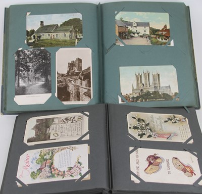 Lot 491 - A collection of vintage postcards, to include...