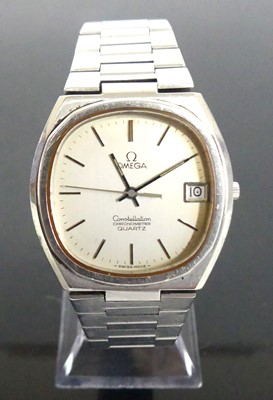 Lot 405 - A gent's Omega steel cased Constellation...