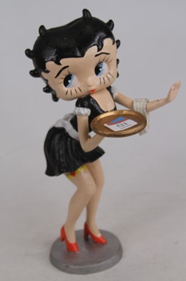 Lot 521 - A cast iron model of Betty Boop, h.31cm