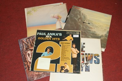 Lot 589 - A collection of vintage rock & pop LPs to...