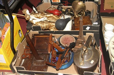 Lot 591 - Two boxes of miscellaneous items to include...