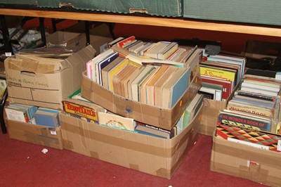 Lot 597 - Eight boxes of vintage books