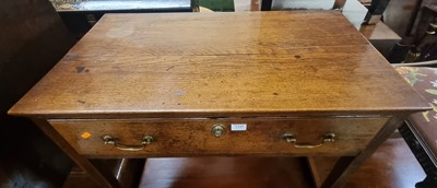 Lot 1441 - *A circa 1800 provincial oak single drawer...
