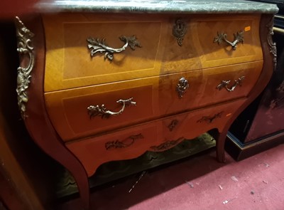 Lot 1459 - *A contemporary French walnut and crossbanded...