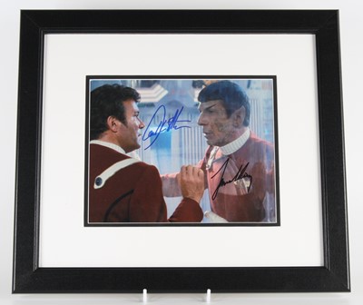 Lot 736 - Star Trek, William Shatner and Leonard Nimoy...
