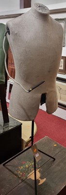 Lot 1468 - An early 20th century shop display mannequin,...