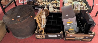 Lot 653 - Two boxes of miscellaneous items to include a...