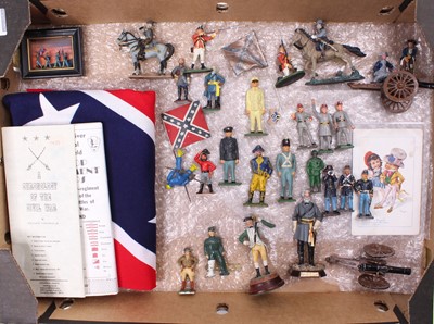 Lot 1633 - One tray containing a quantity of military...