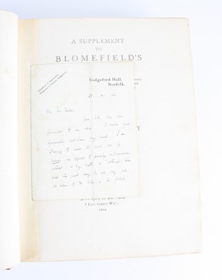 Lot 1046 - Blomefield, Francis and Parkin, Charles: An...