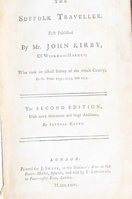 Lot 1040 - Kirby, John: The Suffolk Traveller, Who Took...