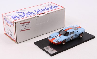 Lot 803 - A Marsh Models 1/43 scale factory hand-built...