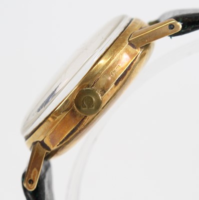 Lot 2530 - A 14ct yellow gold vintage Omega manual wind...