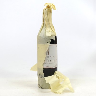 Lot 1012 - Château Latour, 1983, Pauillac, one bottle