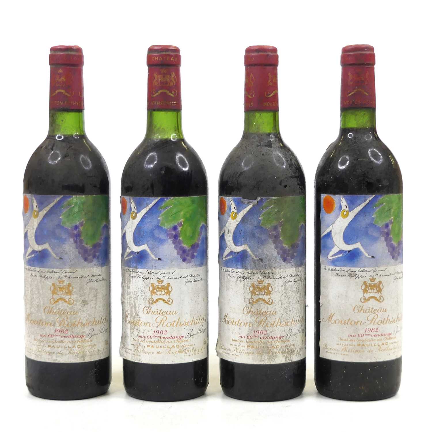 Lot 1014 - Château Mouton Rothschild, 1982, Pauillac,...