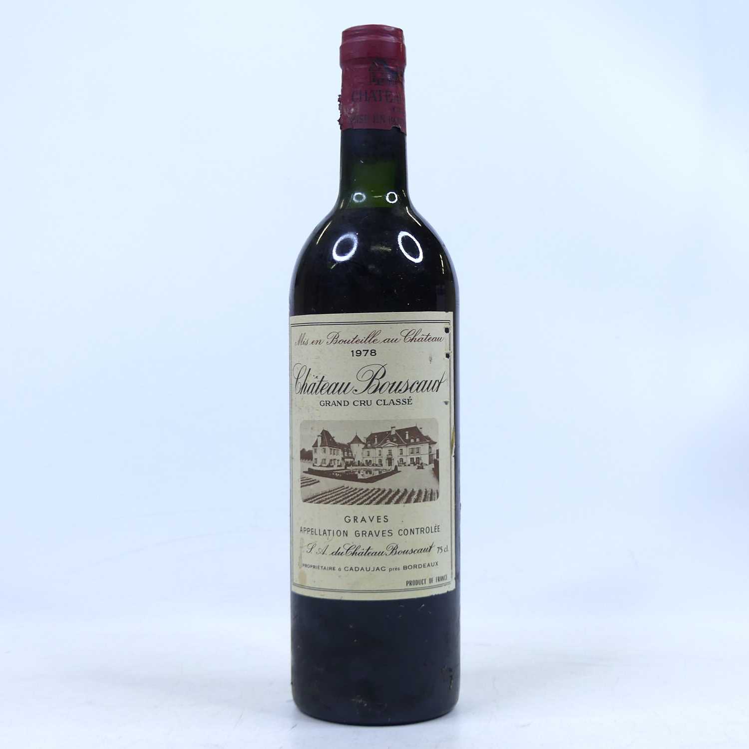 Lot 1016 - Château Bouscaut, 1978, Graves, one bottle