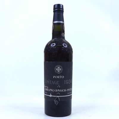 Lot 1302 - Adriano Ramos-Pinto vintage port, 1934, one...