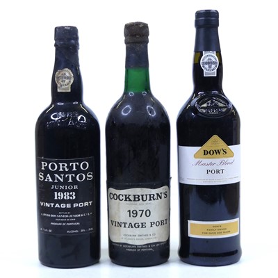 Lot 1313 - Cockburn's vintage port, 1970, one bottle;...