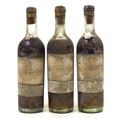 Lot 1209 - Château Filhot, 1925, Sauternes, three bottles