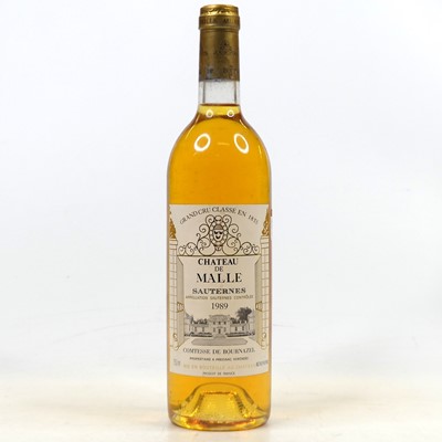 Lot 1216 - Château de Malle, 1989, Sauternes, one bottle