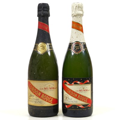 Lot 1218 - G.H. Mumm & Cie Cordon Rouge 1989 Brut...