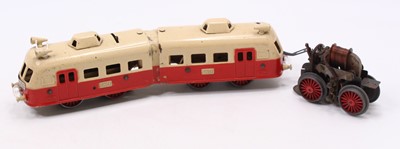Lot 268 - JEP two-car articulated DMU, SNCF red & cream,...