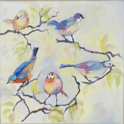 Lot 232 - Rachel MacFadyen (contemporary) - Robins, oil...