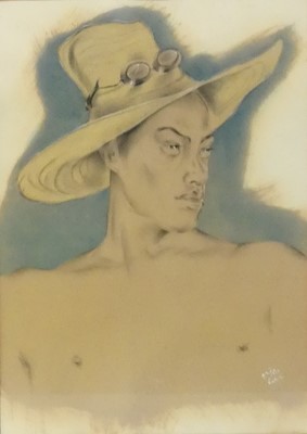 Lot 224 - Serge Grès (1899-1970) - A Seducer, charcoal...