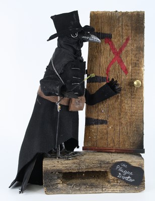 Lot 1413 - An anthromorphic taxidermy Plague Doctor...