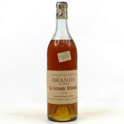 Lot 1403 - La Grande Marque brandy, 1914, bottled by...