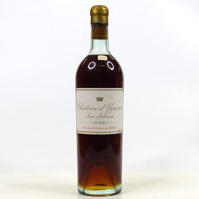 Lot 1222 - Château d'Yquem, 1928, Sauternes, one bottle