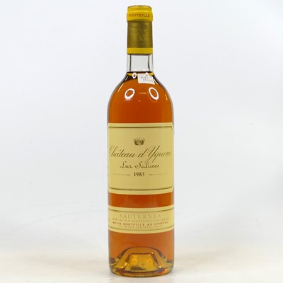 Lot 1228 - Château d'Yquem, 1983, Sauternes, one bottle