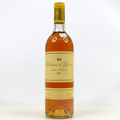 Lot 1229 - Château d'Yquem, 1983, Sauternes, one bottle