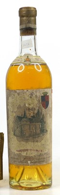 Lot 1231 - Château Olivier Blanc, 1943, Pessac-Leogna,...