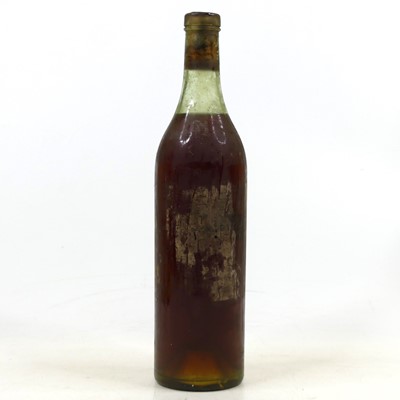 Lot 1404 - A bottle of early vintage French brandy(?),...